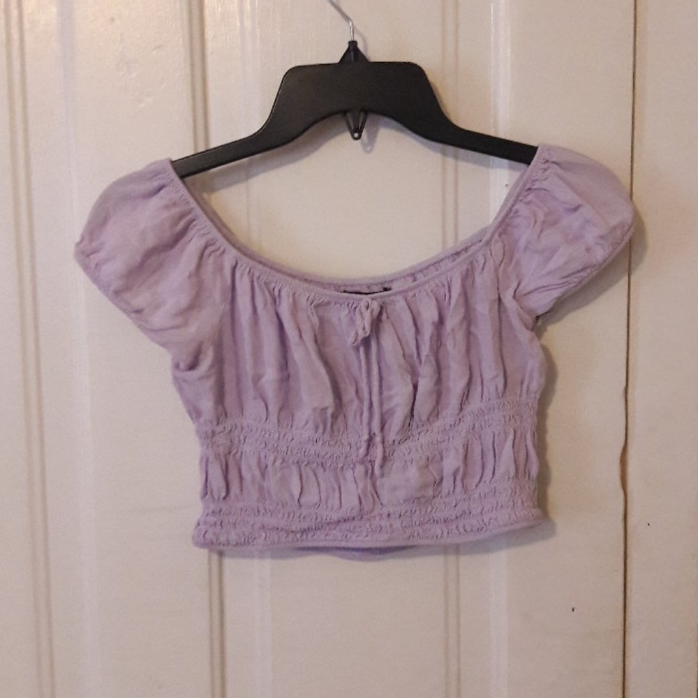 Lavender croptop